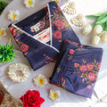 Royal Twilight Blossom Suit Set - Sukoon (Slim Fit)